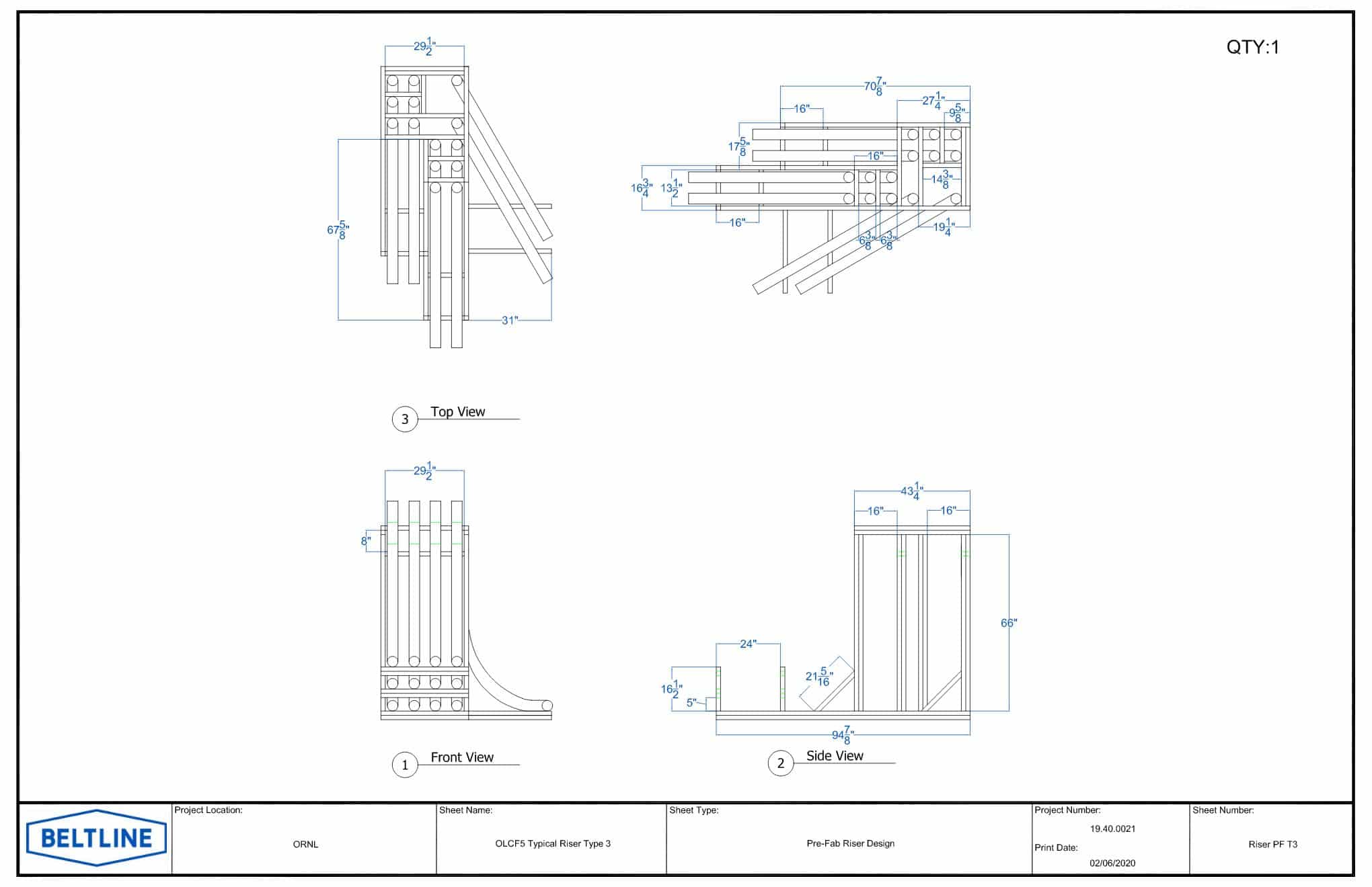 Riser Racks Drawing